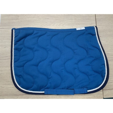 Tapis de selle Equithème - Bleu pétrole - Shetland