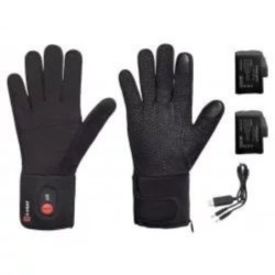 Gants fins chauffants + batteries