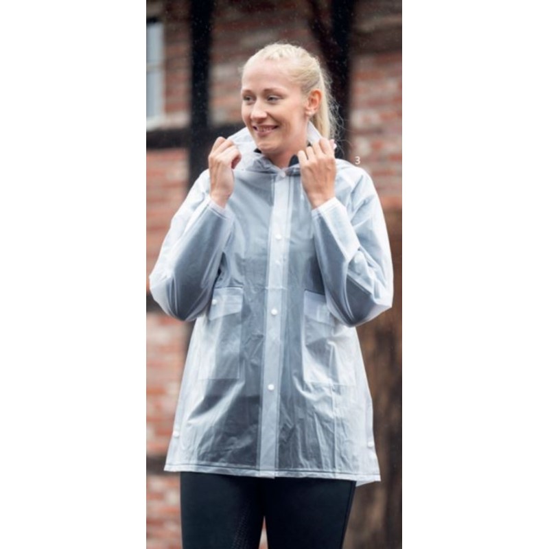 Rain jacket adulte transparent HKM