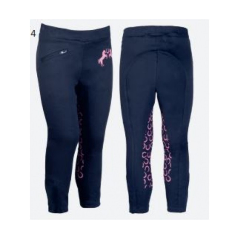 Pantalon pink pony enfant - bleu - HKM