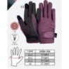 Gants hiver Alva enfant - Mauve - HKM