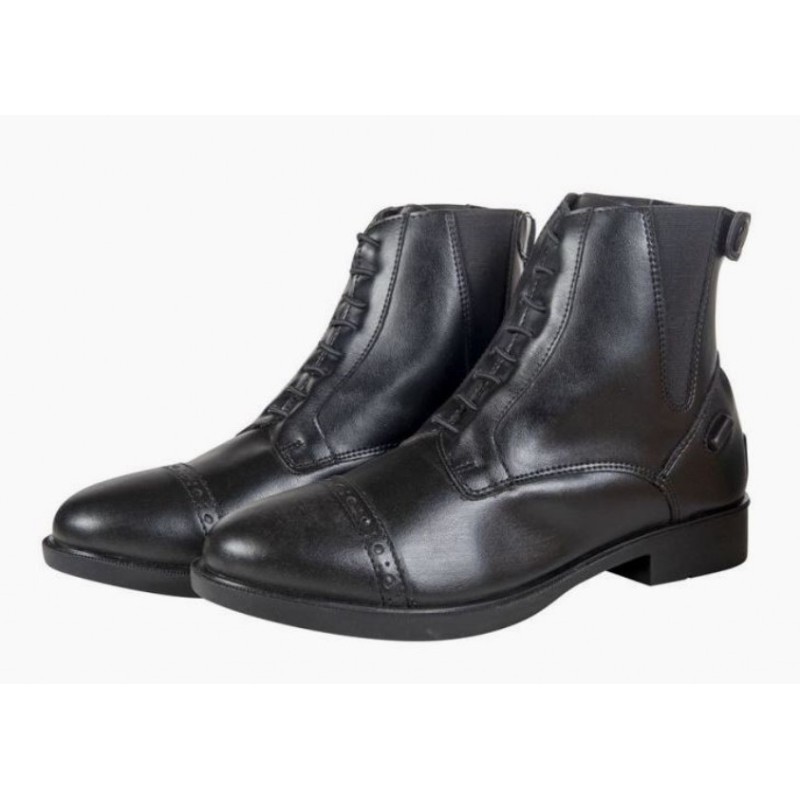 Boots cuir synthétique Sheffield HKM - Noir